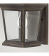 Bromley 1 Light Outdoor Small Wall Lantern Light Bronze IP44 E27-4