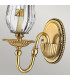 Cambridge 1 Light Indoor Candle Wall Light Burnished Brass E14-2