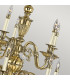 Cambridge 15 Light Candle Chandelier Burnished Brass-3