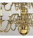 Cambridge 15 Light Candle Chandelier Burnished Brass-4