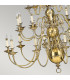 Cambridge 25 Light Candle Chandelier Burnished Brass-4
