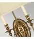 Cambridge 2 Light Wall Light Burnished Brass-4