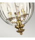 Cambridge 3 Light Flush Mount Ceiling Light Burnished Brass E14-3