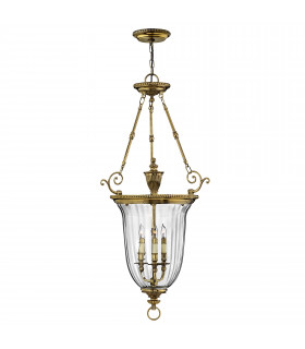 Cambridge 3 Light  Large Ceiling Pendant Polished Brass E14-1