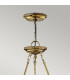 Cambridge 3 Light  Large Ceiling Pendant Polished Brass E14-2