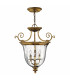 Cambridge 3 Light  Small Ceiling Pendant Polished Brass E14-1