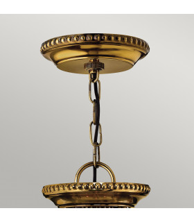 Cambridge 3 Light  Small Ceiling Pendant Polished Brass E14-2