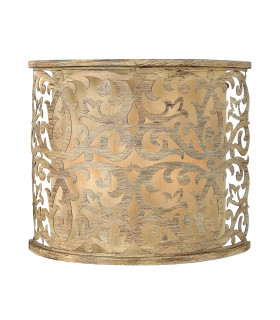 Carabel 2 Light Indoor Wall Light Brushed Champagne E14-1