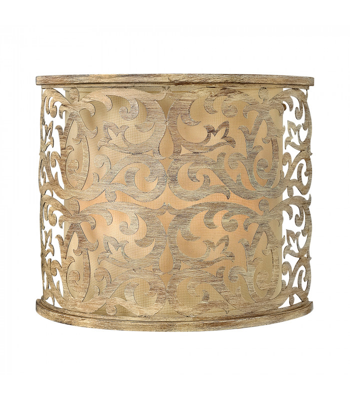 Carabel 2 Light Indoor Wall Light Brushed Champagne E14-1