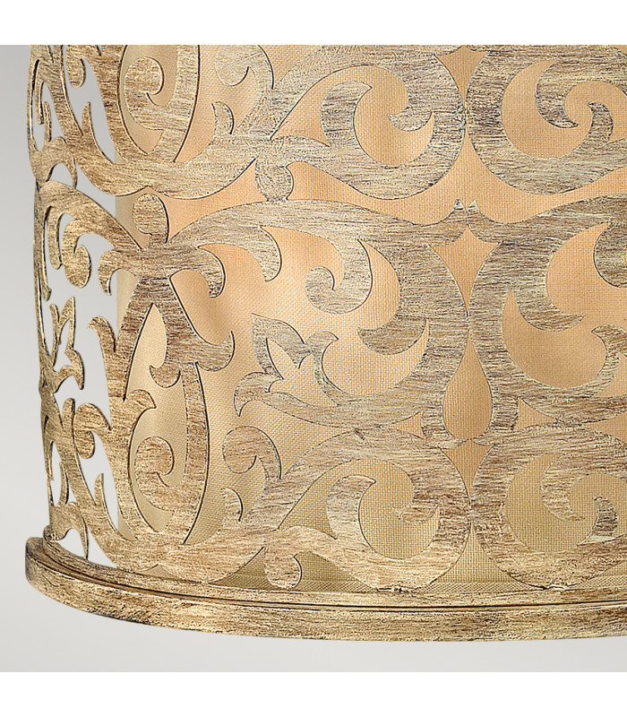 Carabel 2 Light Indoor Wall Light Brushed Champagne E14-3