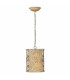 Carabel 1 Light Ceiling Mini Pendant Brushed Champagne E27-1