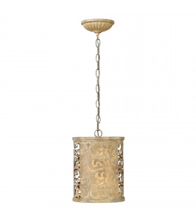 Carabel 1 Light Ceiling Mini Pendant Brushed Champagne E27-1