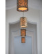 Carabel 1 Light Ceiling Mini Pendant Brushed Champagne E27-3