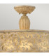 Carabel 3 Light Large Semi Flush Ceiling Light Brushed Champagne E27-2
