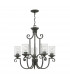Hinkley Casa 5 Light Chandelier Olde Black-1