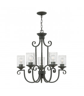 Hinkley Casa 5 Light Chandelier Olde Black-1