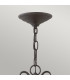 Hinkley Casa Outdoor 3 Light Chain Lantern Olde Black IP44-4