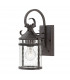 Hinkley Casa Outdoor 1 Light Wall Lantern Olde Black IP44-1