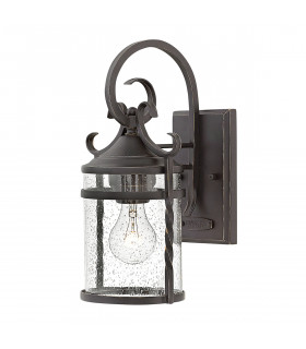 Hinkley Casa Outdoor 1 Light Wall Lantern Olde Black IP44-1