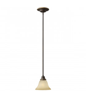 Cello 1 Light Dome Ceiling Mini Pendant Antique Bronze E27-1
