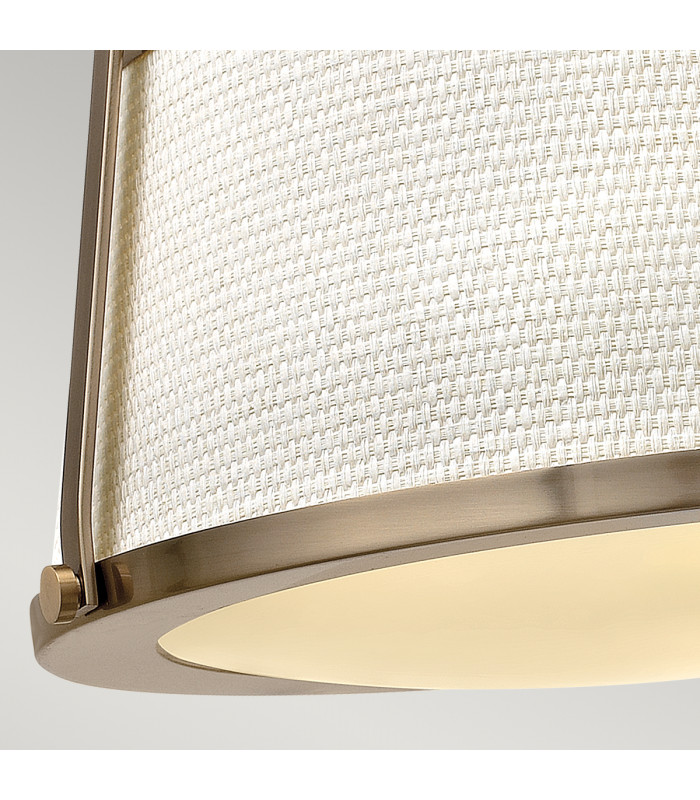 Charlotte 3 Light Semi Flush Ceiling Light Brushed Caramel E27-4