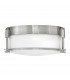 Colbin 2 Light Small Flush Mount Brushed Nickel IP44