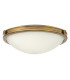 Collier 3 Light Medium Ceiling Flush Light Brass E27-1