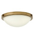 Collier 2 Light Small Ceiling Flush Light Brass E27-1