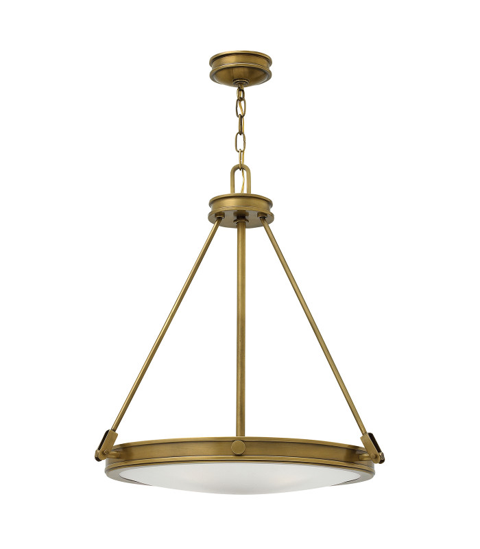 Collier 4 Light Ceiling Pendant Brass E14-1