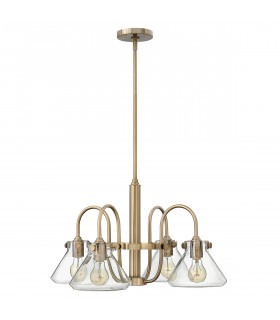 Congress Multi Arm Chandelier Brushed Caramel Finish E27-1