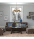 Hinkley Congress Pendant Light Multi Arm Dome Shades 4x E27 Brushed Caramel-2