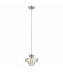 Congress 1 Light Ceiling Pendant Chrome Clear Glass E27