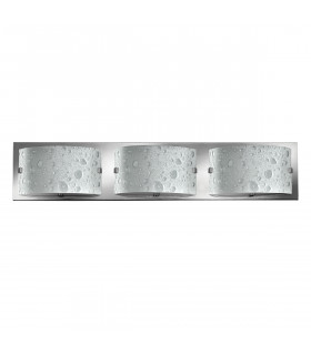 Daphne 3 Light Outdoor Wall Light Polished Chrome IP44 G9