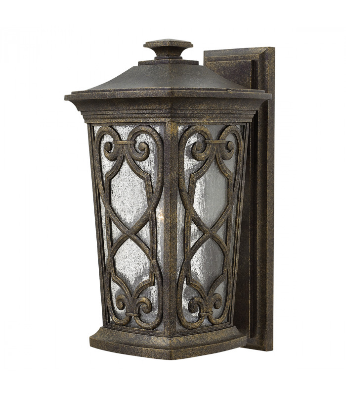 Enzo 1 Light Medium Outdoor Wall Lantern Autumn IP44 E27