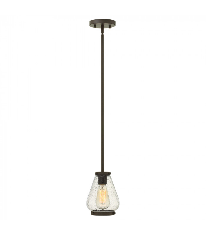 Hinkley Finley Mini Dome Pendant Light 1x E27 Oil Rubbed Bronze