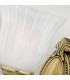 Francoise 1 Light Bathroom Wall Light Burnished Brass IP44 G9-4