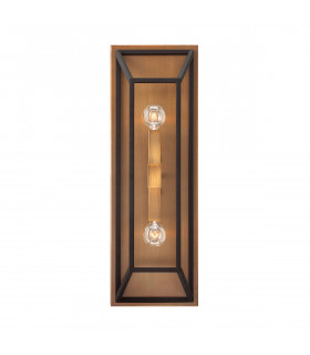 Fulton 2 Light Indoor Wall Light Bronze E14-1