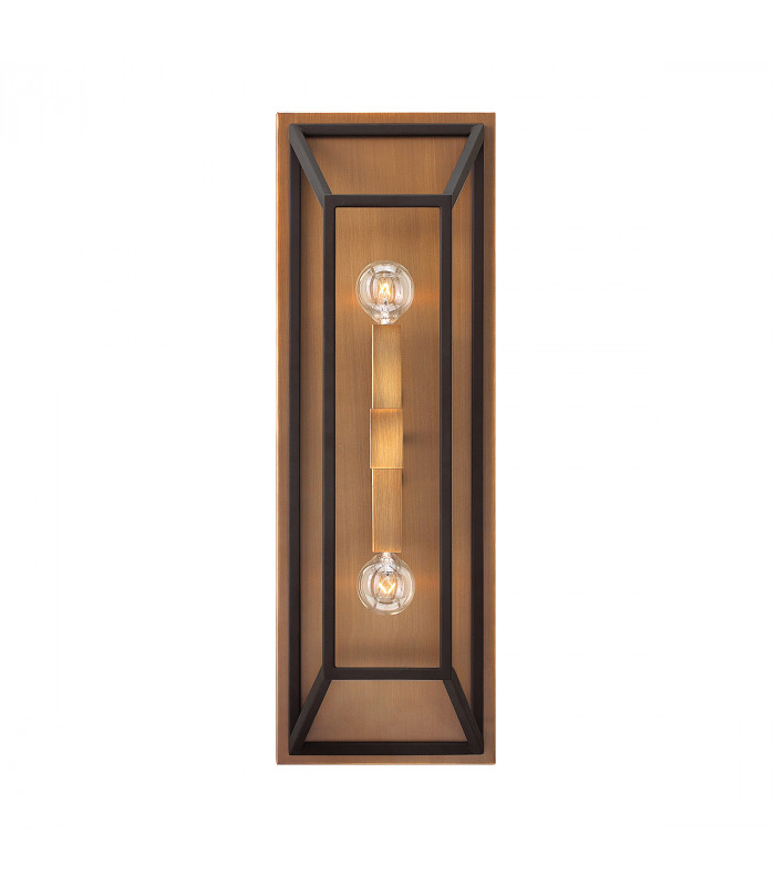 Fulton 2 Light Indoor Wall Light Bronze E14-1