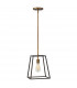 Fulton 1 Light Ceiling Pendant Bronze E27-1
