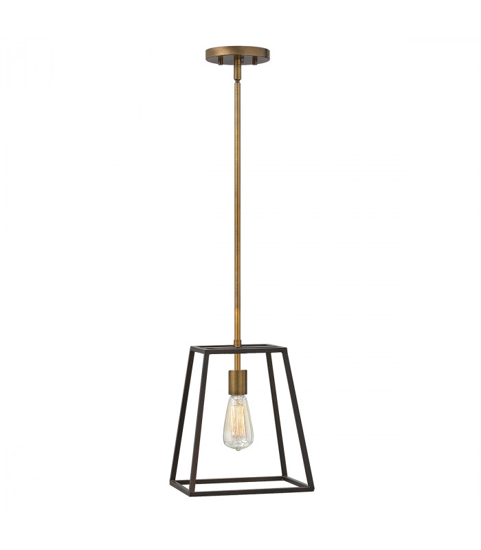 Fulton 1 Light Ceiling Pendant Bronze E27-1