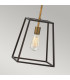 Fulton 1 Light Ceiling Pendant Bronze E27-3