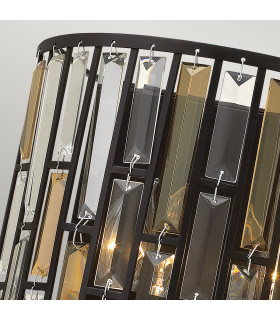 Gemma 2 Light Indoor Wall Light Vintage Bronze E14-2
