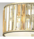 Gemma 3 Light Flush Mount Ceiling Light Silver Leaf E27-4