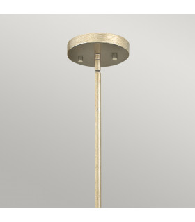 Gemma 1 Light Ceiling Mini Pendant Silver Leaf E27-2