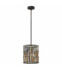 Gemma 1 Light Ceiling Mini Pendant Vintage Bronze E27-1