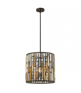 Gemma 3 Light Ceiling Pendant Vintage Bronze E14-1