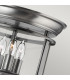 Gentry 3 Light Flush Mount Ceiling Light Pewter E14-2