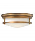 Hadley 3 Light Semi Flush Ceiling Light Brushed Bronze E27-1