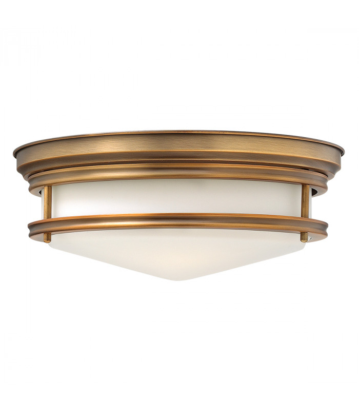 Hadley 3 Light Semi Flush Ceiling Light Brushed Bronze E27-1