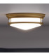 Hadley 3 Light Semi Flush Ceiling Light Brushed Bronze E27-6